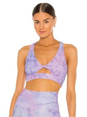 Beach Riot Twist Sports Bra Crystal Tie-Dye